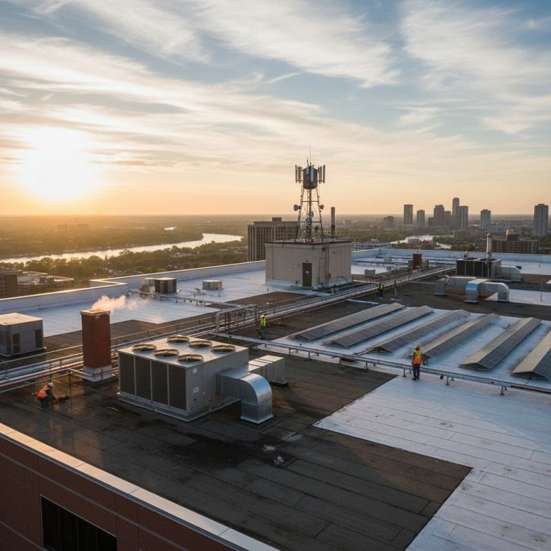 Roof Turbine Installation